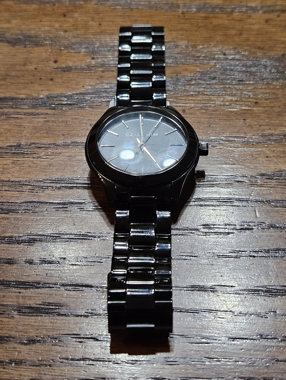 Michael Kors Black Stainless Steel Watch – Small Wrist Fit - Picture 2 of 7